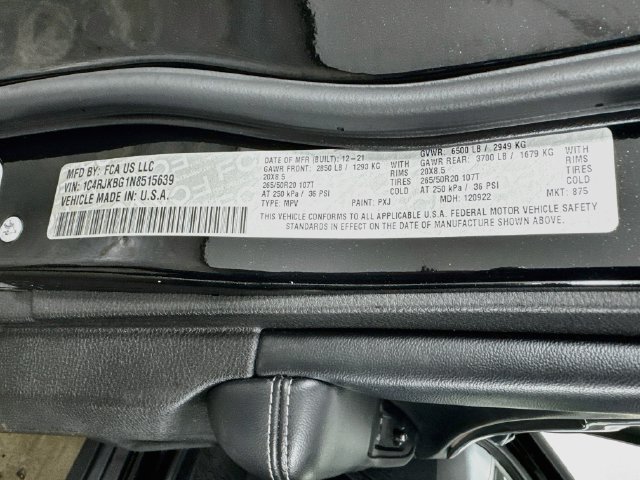 Used 2022 Jeep Grand Cherokee L Limited AWD/4WD image 40