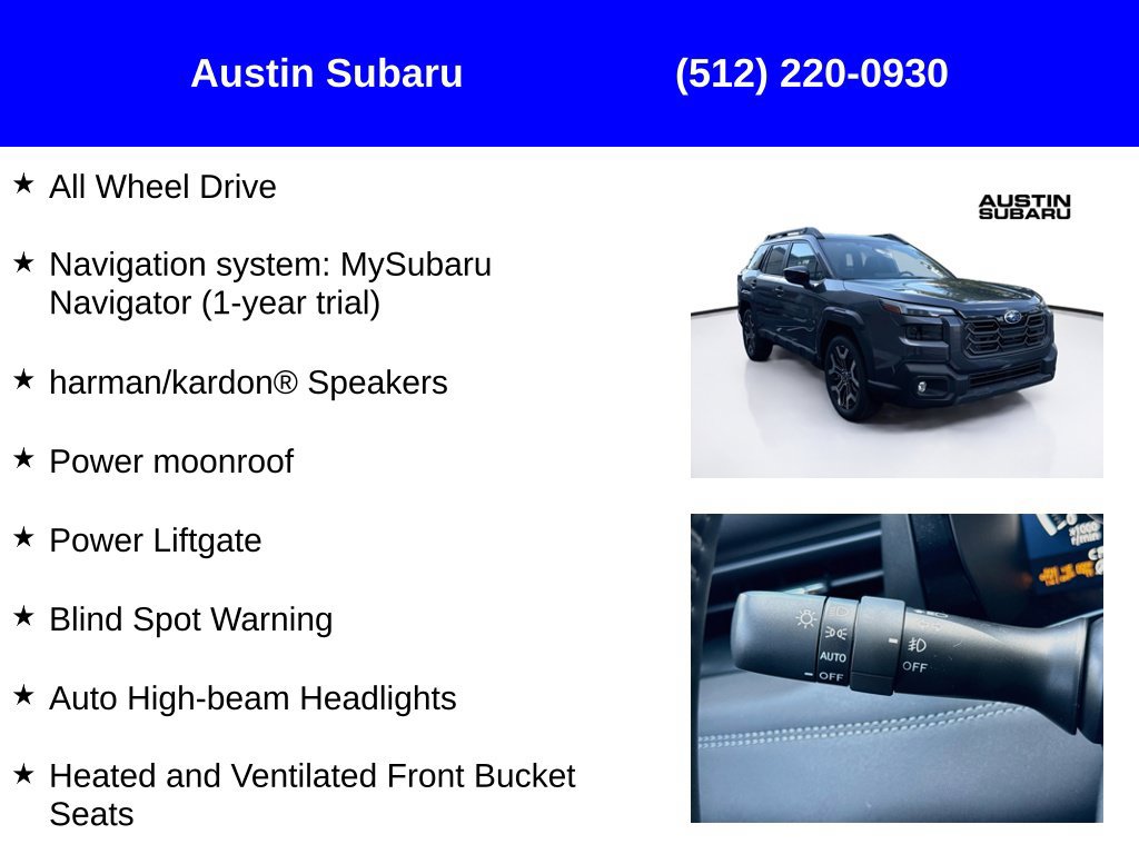 New 2026 Subaru Outback Touring XT AWD/4WD image 9