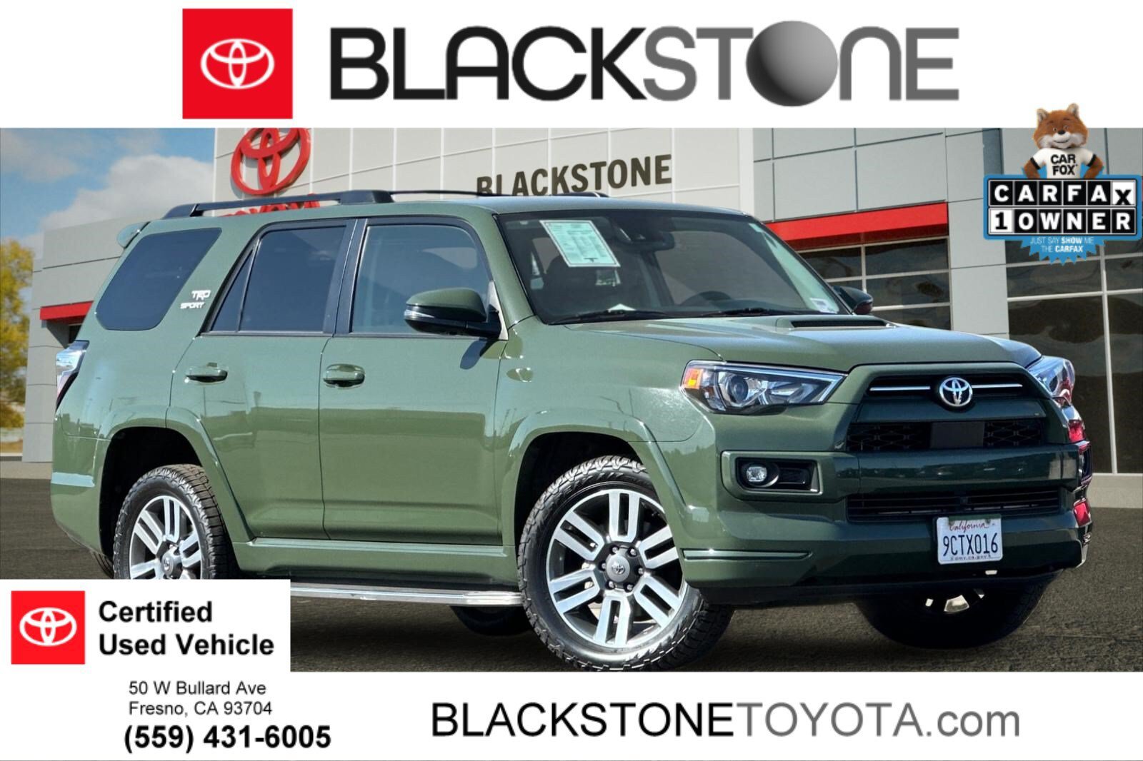 Certified 2022 Toyota 4Runner TRD Sport w/ Technology Package RWD image 1