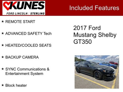 Used 2017 Ford Mustang Shelby GT350 RWD image 2