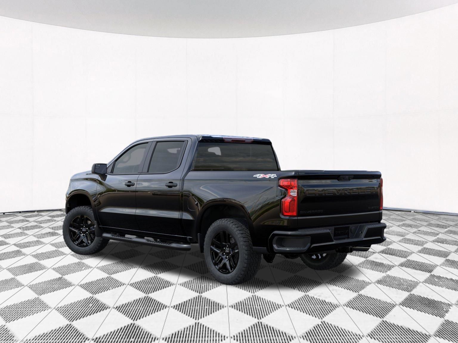 New 2026 Chevrolet Silverado 1500 Custom w/ Turbomax Blackout Package AWD/4WD image 6