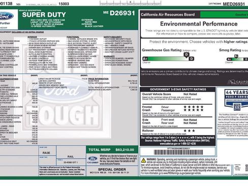 Used 2021 Ford F250 Lariat w/ Lariat Value Package AWD/4WD image 5
