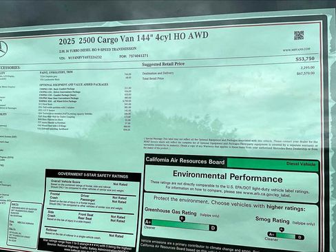 New 2025 Mercedes-Benz Sprinter 2500 image 17