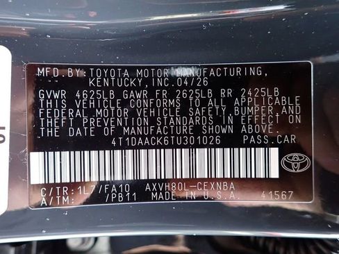New 2026 Toyota Camry LE FWD image 15