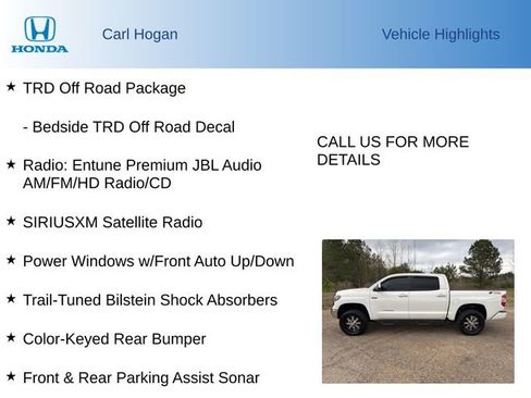 Used 2019 Toyota Tundra Limited w/ Limited Premium Package image 16