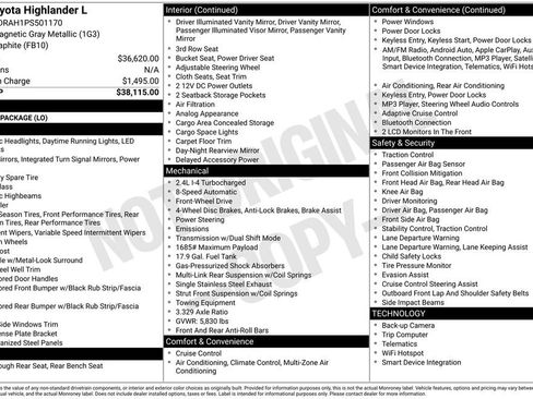 Used 2023 Toyota Highlander L FWD image 25