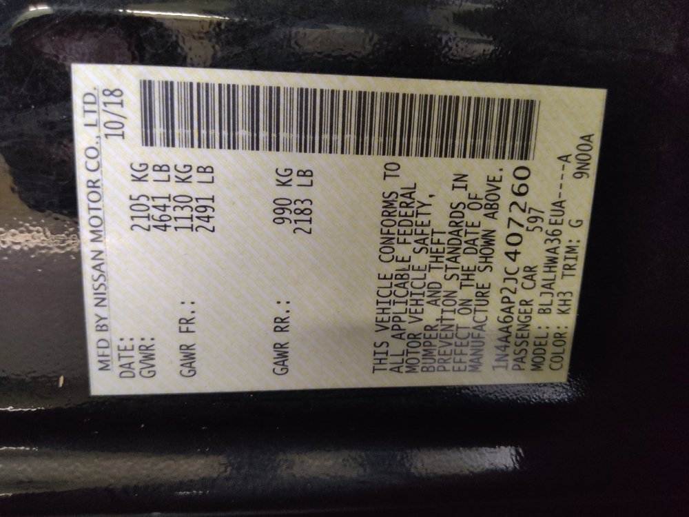 Used 2018 Nissan Maxima Platinum FWD image 33