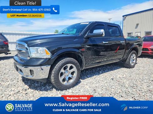 Used 2017 RAM 1500 Laramie w/ Convenience Group AWD/4WD image 1