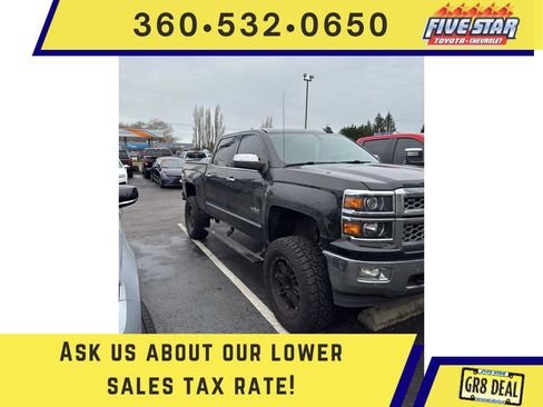 Used 2015 Chevrolet Silverado 1500 LTZ w/ Texas Edition, 1LZ Trim image 1