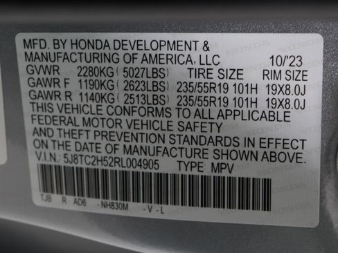 Used 2024 Acura RDX SH-AWD w/ Technology Package image 46