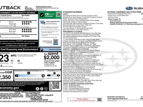 Used 2024 Subaru Outback Wilderness image 11