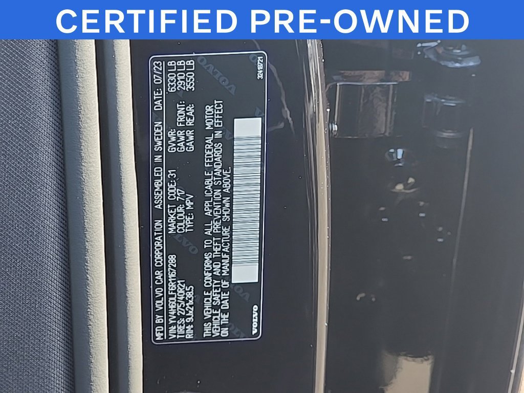 Certified 2024 Volvo XC90 T8 Ultimate w/ Protection Package Premier AWD/4WD image 30