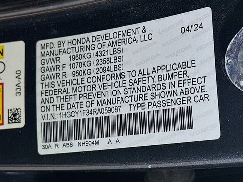 Used 2024 Honda Accord EX image 12