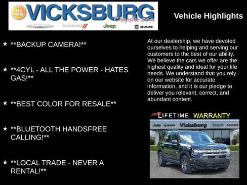 Used 2022 Ford Bronco Sport Big Bend w/ Convenience Package AWD/4WD image 7