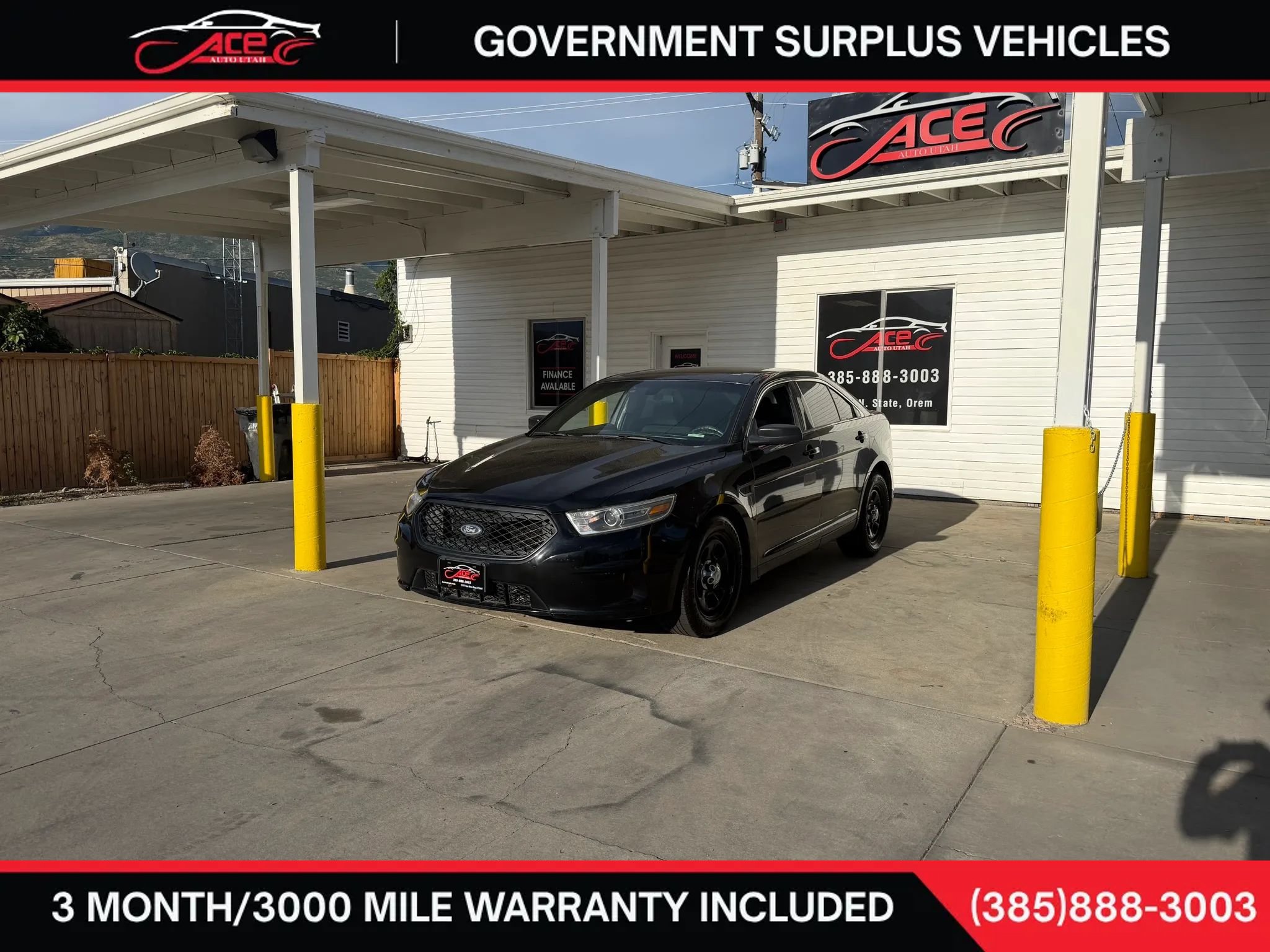 Used 2019 Ford Taurus Police Interceptor w/ Ultimate Wiring Package FWD image 3