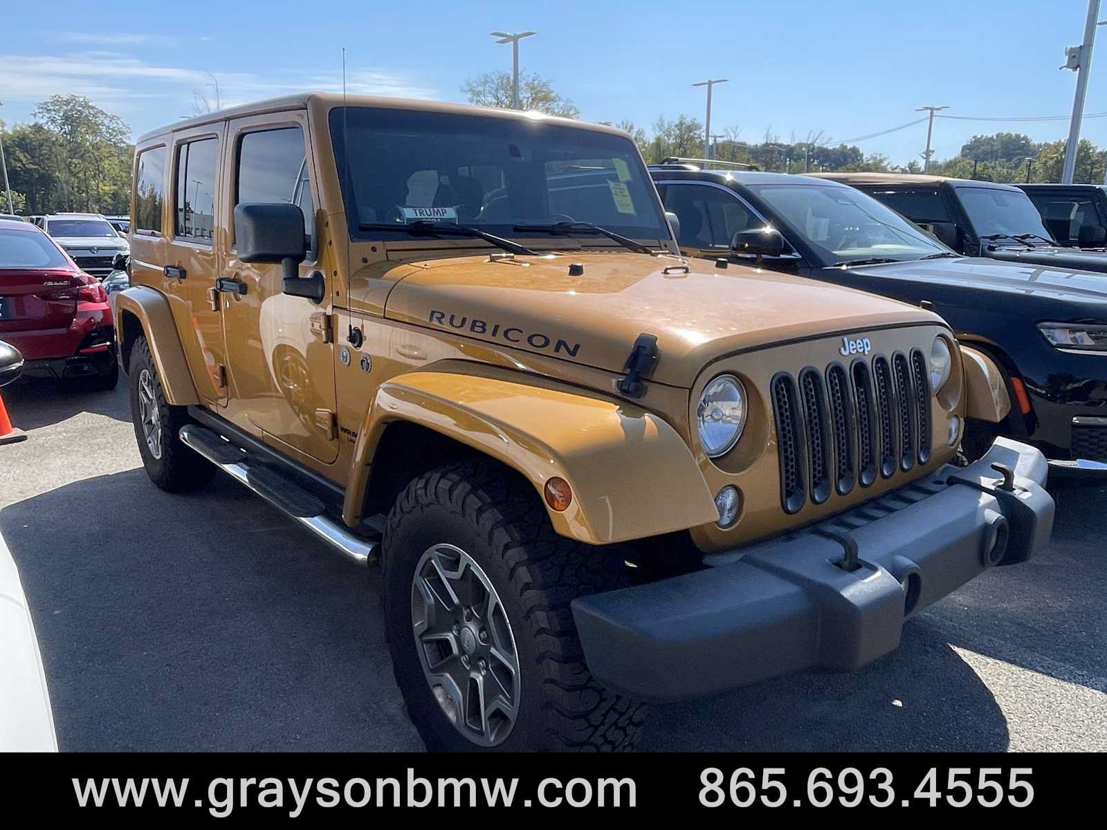 Used 2014 Jeep Wrangler Unlimited Rubicon w/ Connectivity Group AWD/4WD image 1
