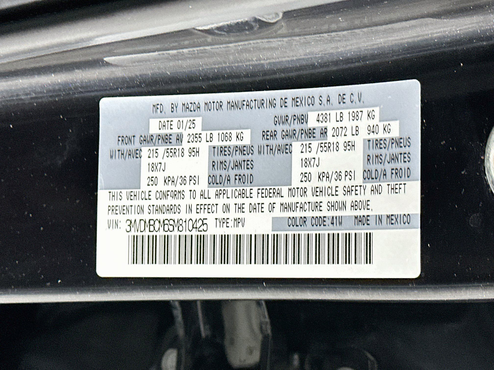Used 2025 MAZDA CX-30 AWD 2.5 S w/ Preferred Package image 12
