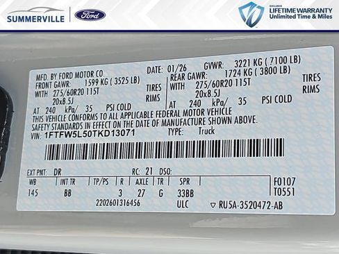 New 2026 Ford F150 Lariat w/ Equipment Group 501A Mid AWD/4WD image 35