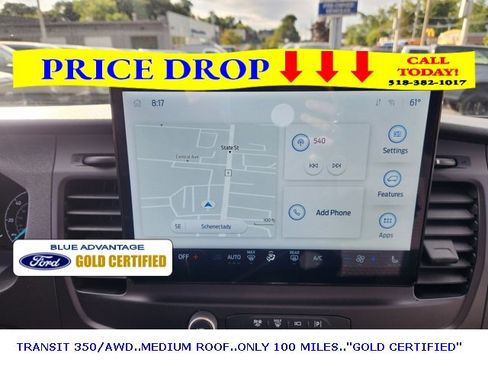Certified 2024 Ford Transit 350 148 Medium Roof AWD w/ Upfitter Package image 15