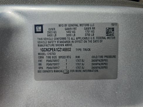 Used 2012 Chevrolet Silverado 1500 W/T w/ LS Package RWD image 29