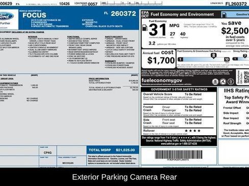 Used 2015 Ford Focus SE w/ SE Cold Weather Package FWD image 2