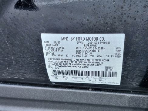 Used 2022 Ford Explorer XLT w/ Equipment Group 202A image 35