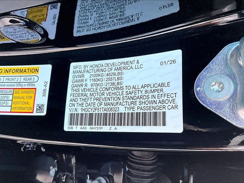 Used 2026 Honda Accord Sport image 34