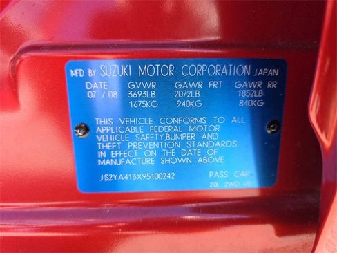 Used 2009 Suzuki SX4 Hatchback image 30