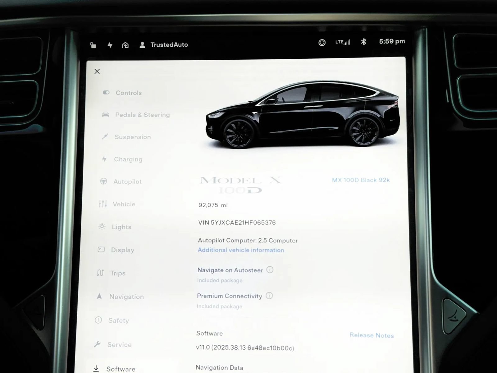Used 2017 Tesla Model X 100D AWD/4WD image 19