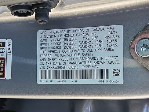 Certified 2017 Honda CR-V EX image 27