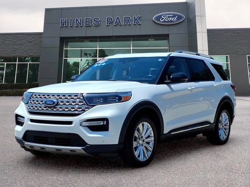 Used 2021 Ford Explorer Limited w/ Hybrid Equipment Group 310A AWD/4WD image 3