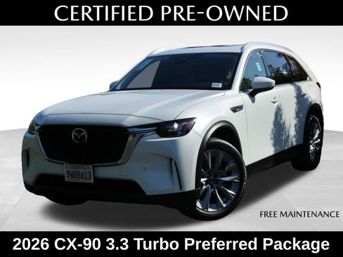Certified 2026 MAZDA CX-90 3.3 Turbo w/ Preferred Package AWD/4WD image 1