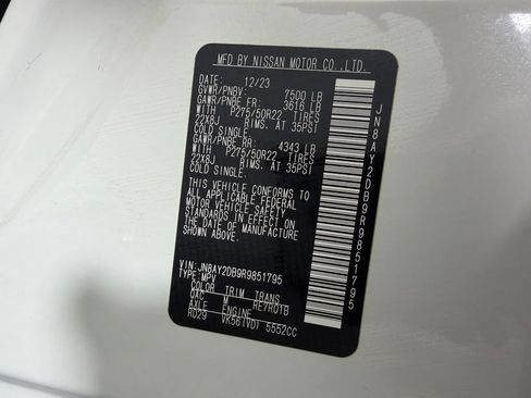 Used 2024 Nissan Armada Platinum w/ Captain's Chairs Package AWD/4WD image 33