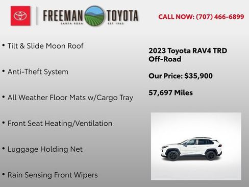 Used 2023 Toyota RAV4 TRD Off-Road w/ TRD Off-Road Weather Package AWD/4WD image 11
