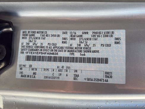 Used 2017 Ford F150 XLT w/ Equipment Group 302A Luxury image 19