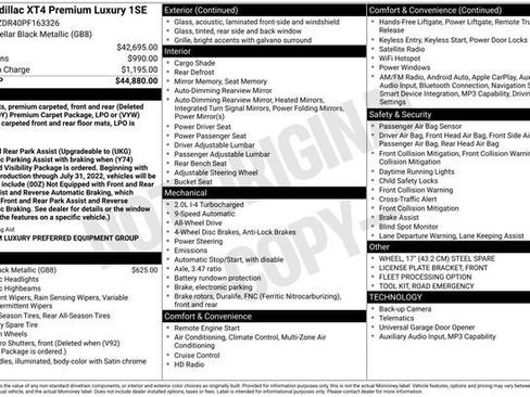 Certified 2023 Cadillac XT4 Premium Luxury image 34