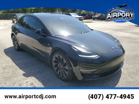 Used 2021 Tesla Model 3 Performance AWD/4WD image 1