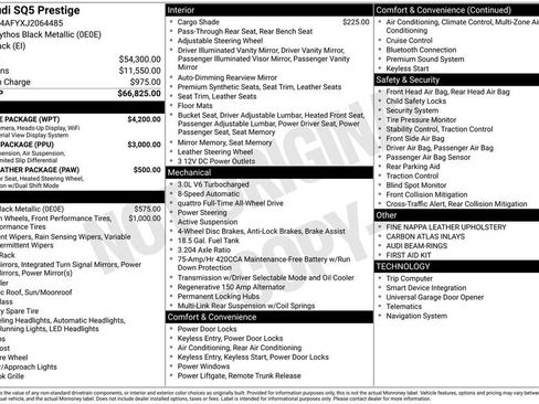 Used 2018 Audi SQ5 Prestige w/ Prestige Package image 10