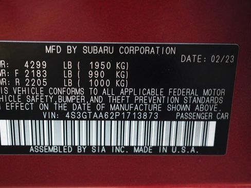 Used 2023 Subaru Impreza 2.0i image 33