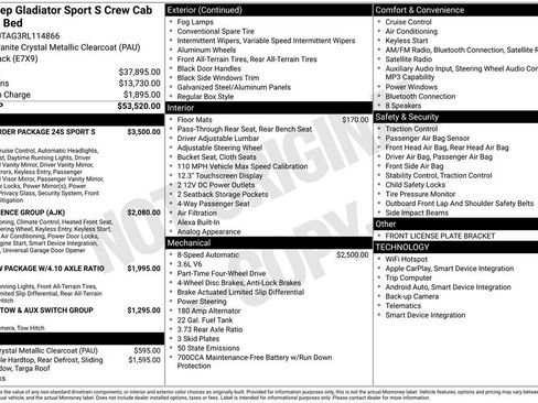 Used 2024 Jeep Gladiator Sport AWD/4WD image 35