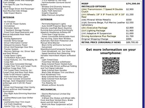 Used 2016 BMW M4 Convertible 2D image 3