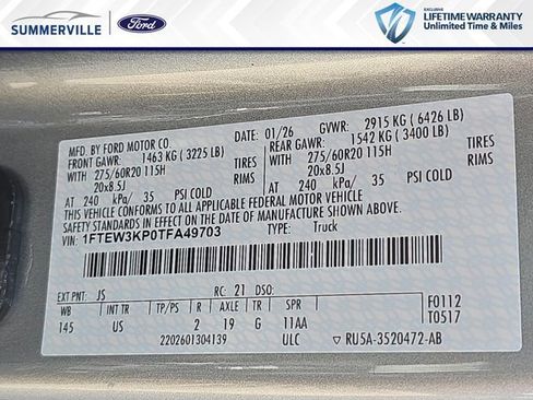 New 2026 Ford F150 XLT w/ Equipment Group 302A MID image 36