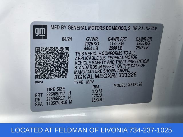 Certified 2024 GMC Terrain SLE w/ LPO, Floor Liner Package FWD image 32