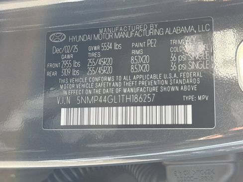 New 2026 Hyundai Santa Fe Limited FWD image 34