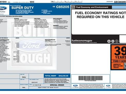 Used 2016 Ford F450 XL w/ Snow Plow Prep Package RWD image 3