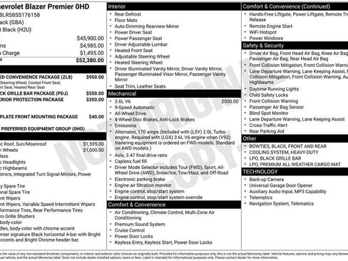 Used 2025 Chevrolet Blazer Premier w/ Enhanced Convenience Package AWD/4WD image 17