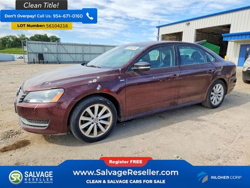 Used 2014 Volkswagen Passat 1.8T Wolfsburg Edition FWD image 1