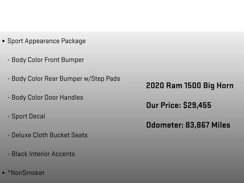Used 2020 RAM 1500 Big Horn image 26
