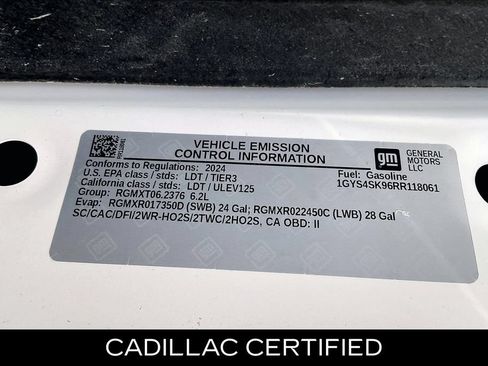 Certified 2024 Cadillac Escalade ESV V w/ Heavy-Duty Trailer Package AWD/4WD image 29