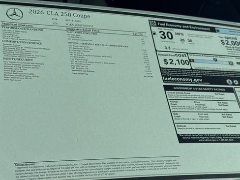 New 2026 Mercedes-Benz CLA 250 image 28